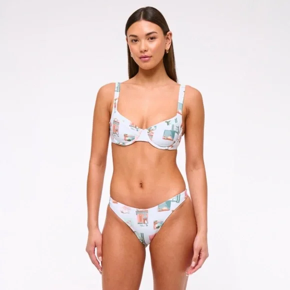 wide strap underwire cheeky bikini - Picture 8 of 12